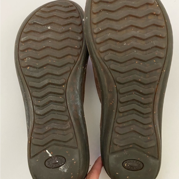 Ugg Kohala Sheepskin Leather Dark Brown Clogs Mules size 9 - Picture 6 of 8